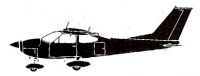 Silhouette image of generic C177 model; specific model in this crash may look slightly different
