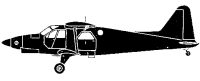Silhouette image of generic DH2T model; specific model in this crash may look slightly different