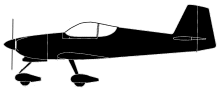 Silhouette image of generic RV6 model; specific model in this crash may look slightly different