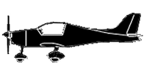 Silhouette image of generic UF10 model; specific model in this crash may look slightly different